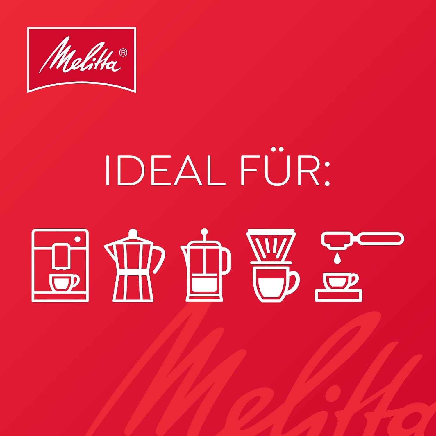 Melitta Bellacrema La Crema, Kaffeebohnen, Stärke 3/5, 1KG