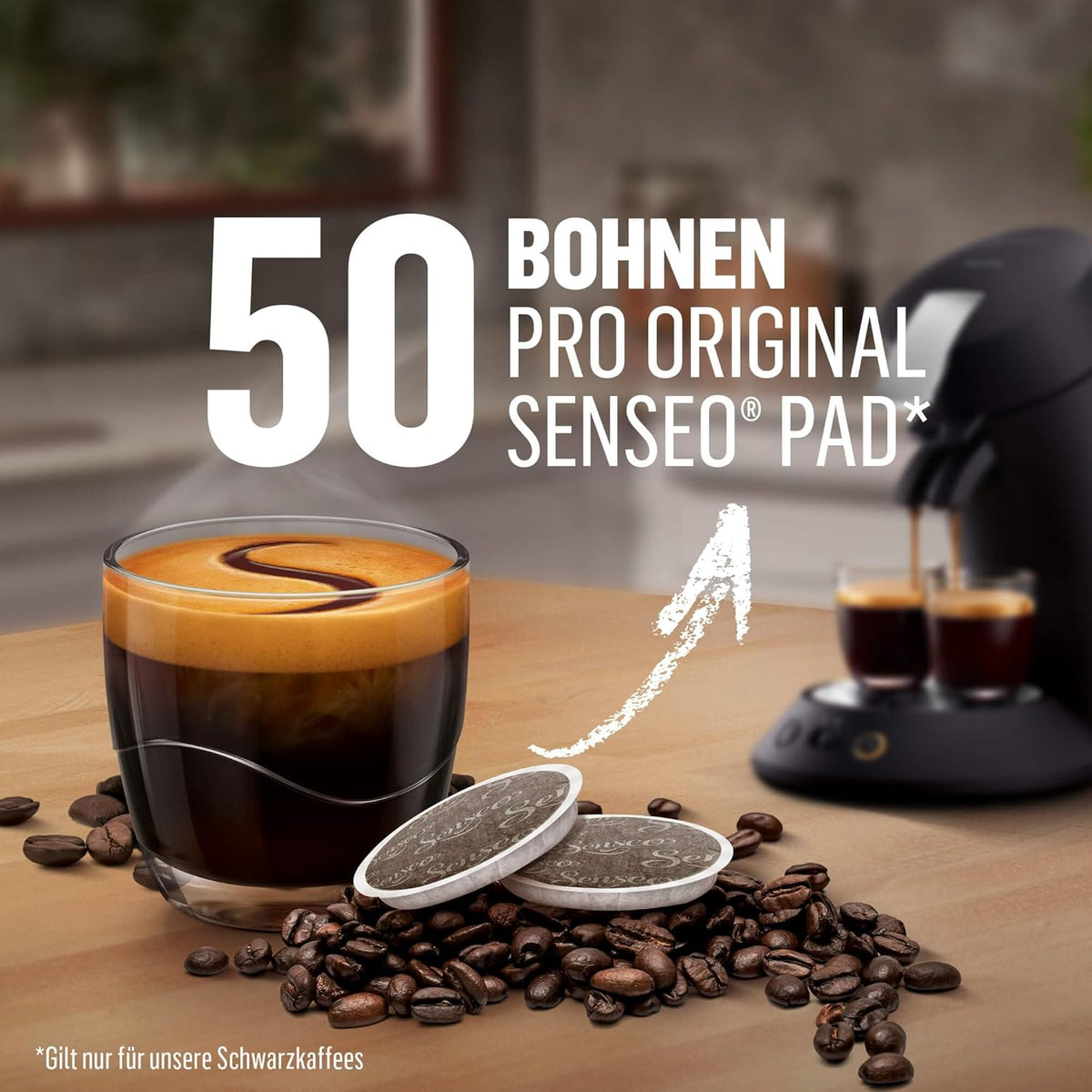 Senseo Pads Probierbox 5 Sorten, Vielfaltspaket, 5 X 16 Getränke, 80 Kaffeepads