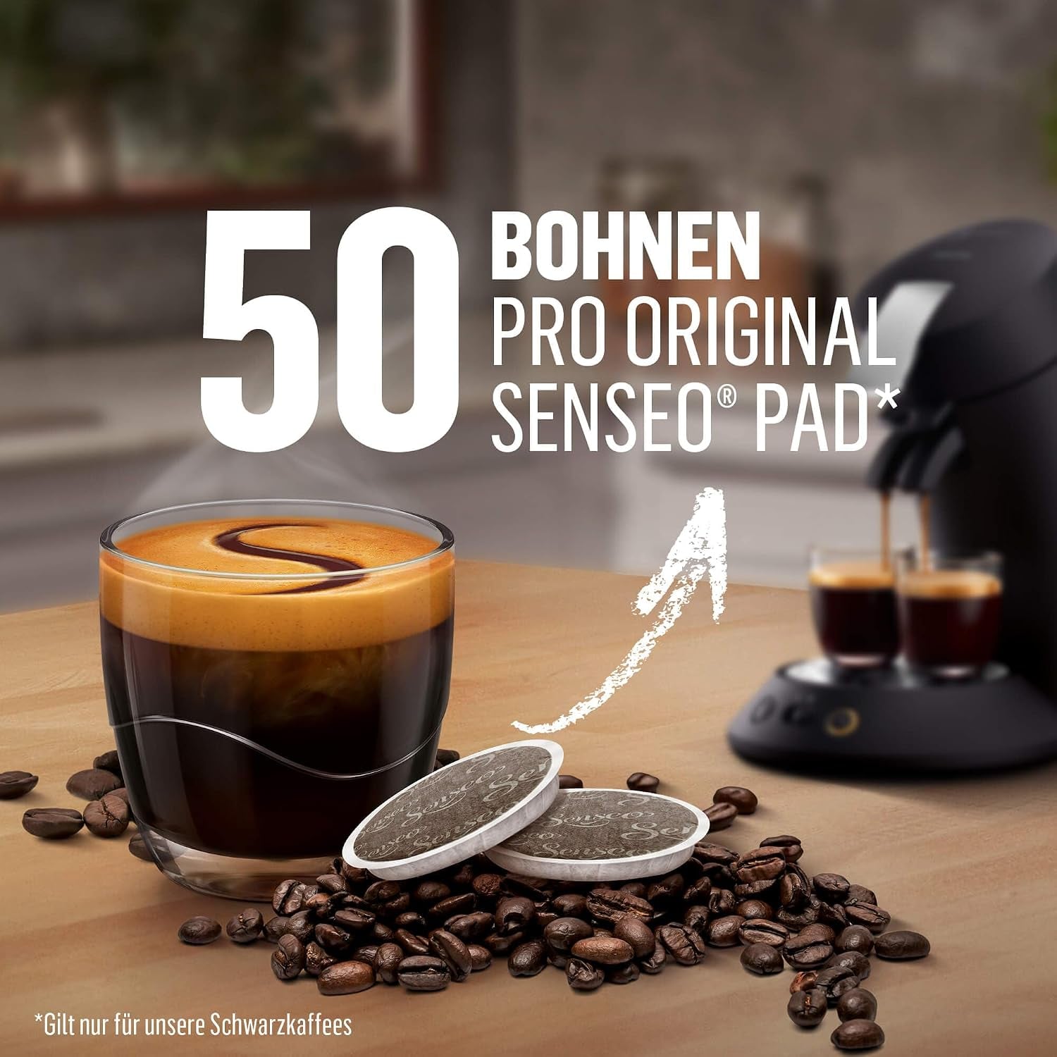 Senseo Pads Mild, Vorratspackung, 5 X 32 Getränke, 160 Kaffeepads, Leichte Röstung
