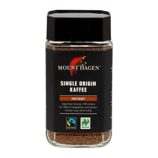 Single Origina Kaffee Fairtrade - Instant Glas 100G | MOUNT HAGEN