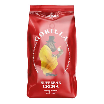 Joerges Espresso Gorilla Super Bar Crema, 5Er Pack (5 X 1 Kg) Kaffeebohnen