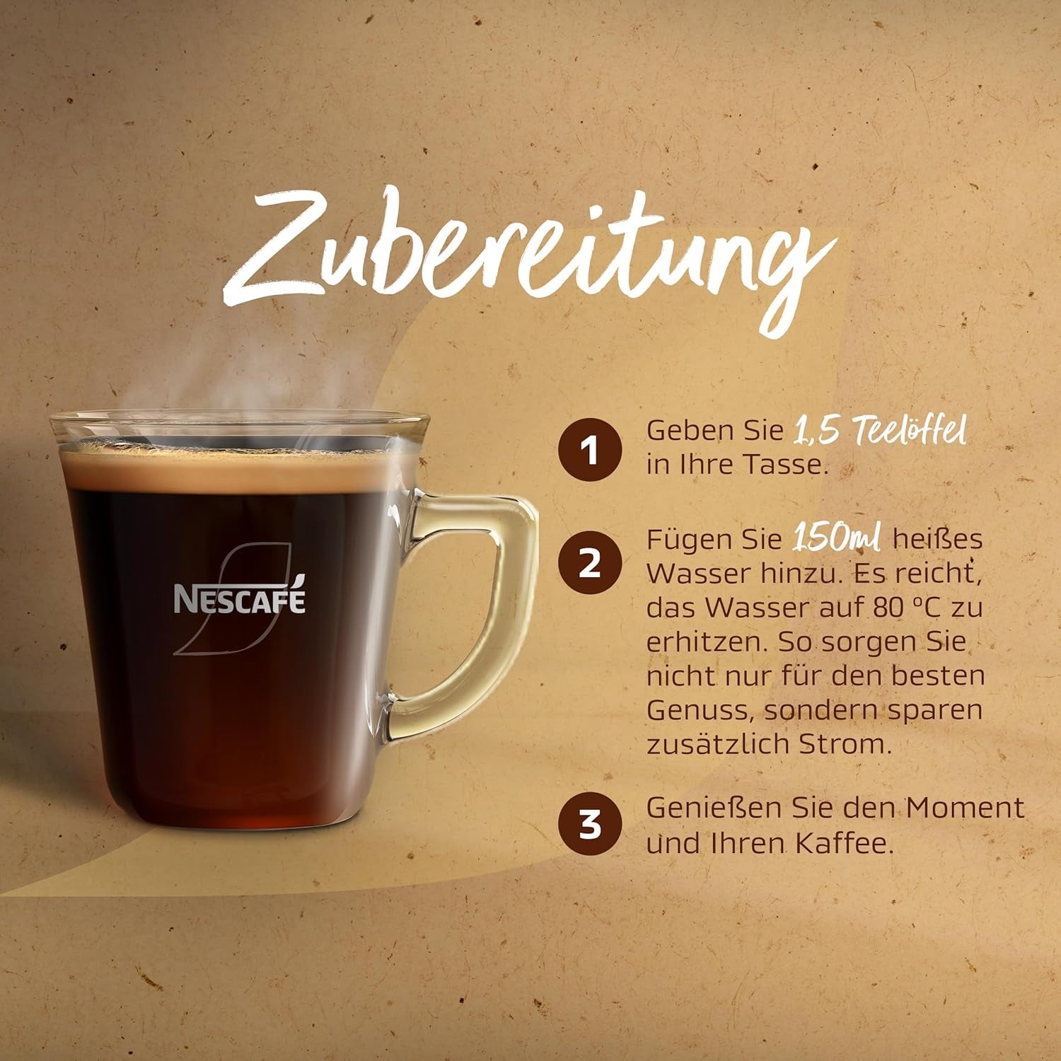 NESCAFÉ GOLD Crema, Löslicher Bohnenkaffee, Instant-Kaffee Aus Erlesenen Kaffeebohnen Mit Samtiger Crema, Koffeinhaltig, 200G