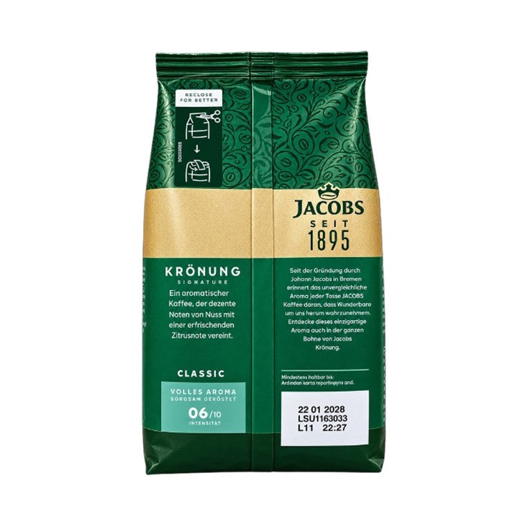 Jacobs Krönung Aroma Classic Kaffeebohnen 500g – Ganze Bohnen – 500g