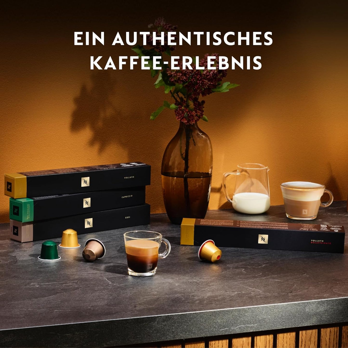 NESPRESSO ORIGINAL Lungo Auswahl 50 Kaffeekapseln | Arabica & Robusta Kaffee | Helle Bis Dunkle Röstung