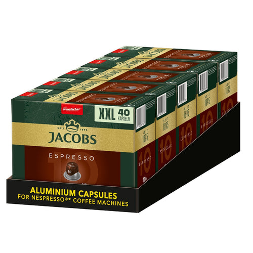 JACOBS Kapseln Xxl-Pack Nespresso®* Kompatible Kaffeekapseln Lungo Espresso