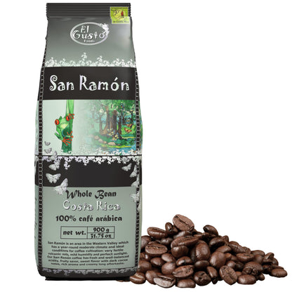 Espresso Beans Bulk 2×900G – Costa Rica San Ramón Blend – 100% Specialty Arabica Whole Bean – Office & Café Coffee – Free DE Shipping