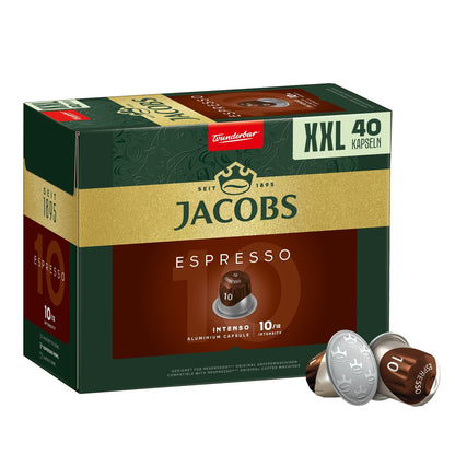 JACOBS Kapseln Xxl-Pack Nespresso®* Kompatible Kaffeekapseln Lungo Espresso