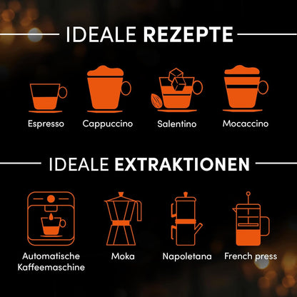 Pellini N.82 Vivace, Kaffeebohnen Für Espresso 1 Kg, Arabica- Und Robusta-Mischung Mit Kräftigem Und Ausgewogenem Geschmack, Mittlere Röstung