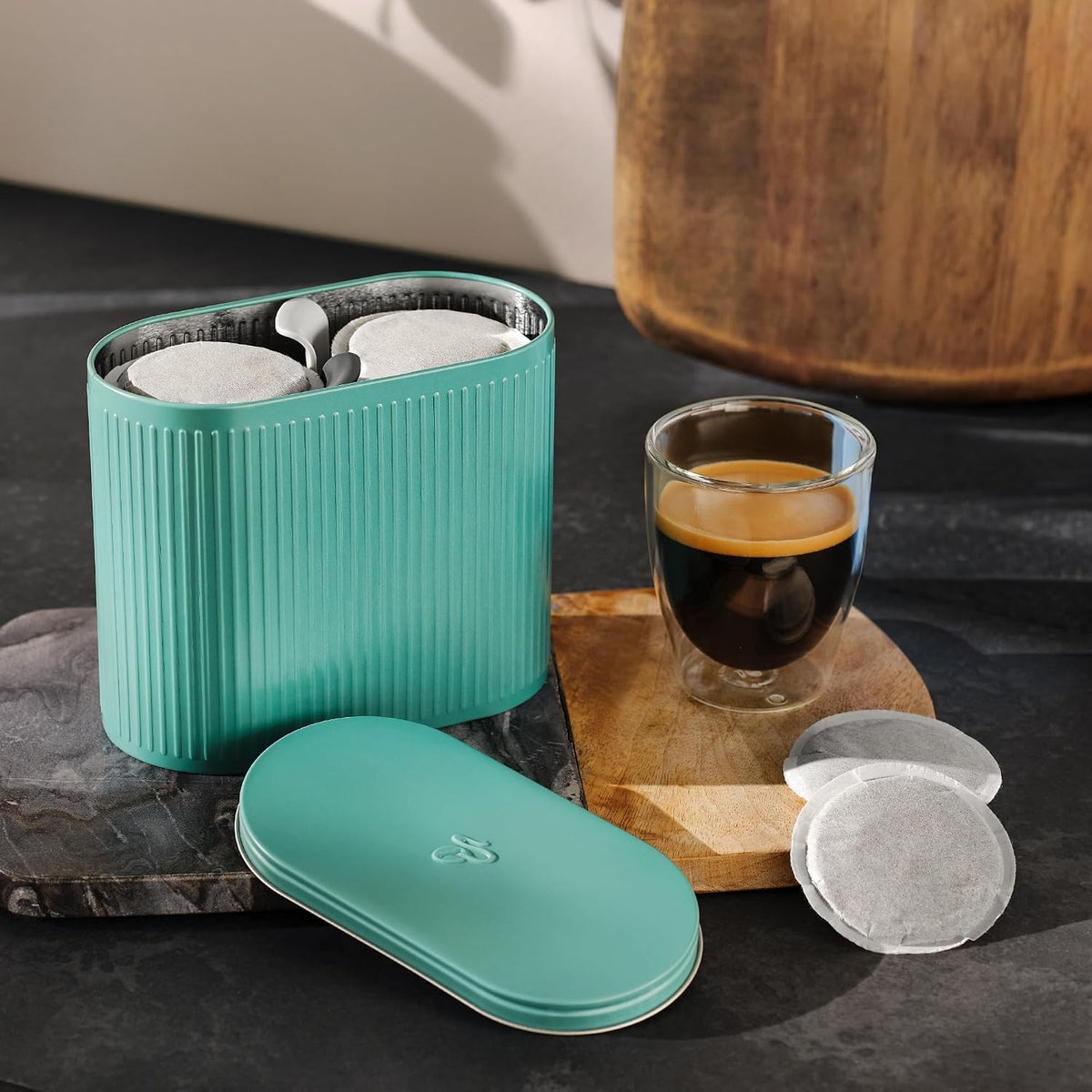 Tchibo Kaffeepads Vorratspack Maxipack, Caffè Crema Vollmundig, 200 Stück