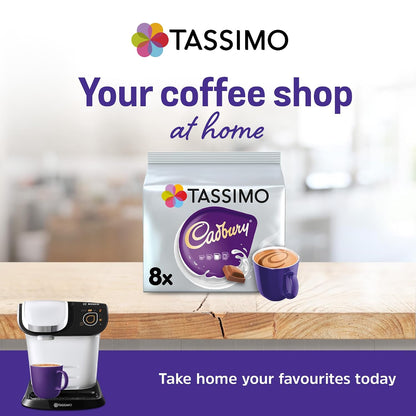 Tassimo Kapseln Cadbury Hot Chocolate 40 Kaffeekapseln, 5Er Pack, 5 X 8 Getränke