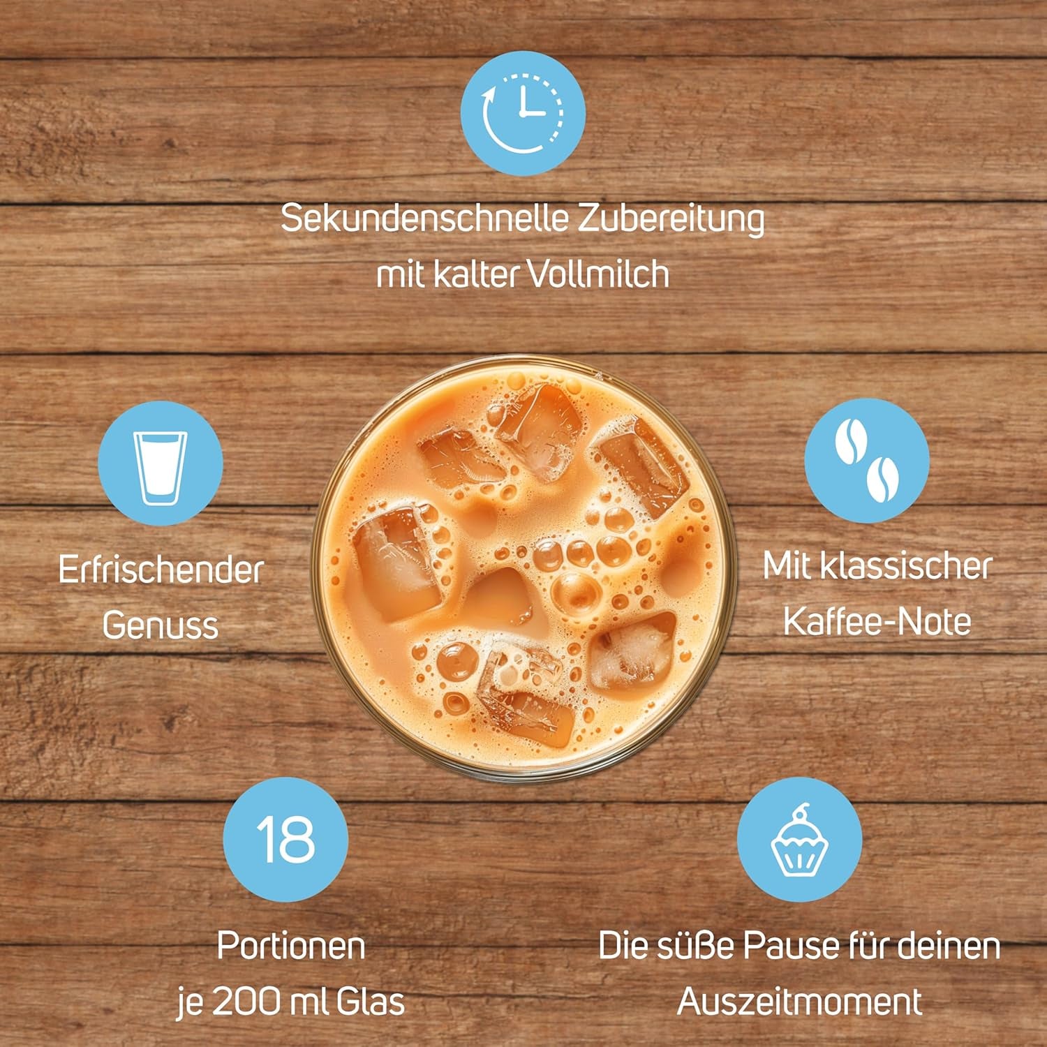 KRÜGER Family Eiskaffee Classic, Instantkaffee Für Eine Eiskalte Erfrischung, 275G Dose
