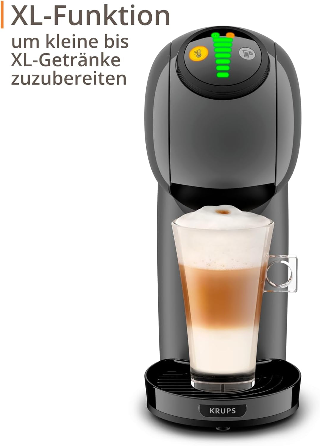 Nescafé Dolce Gusto Genio S Automatische Kapselmaschine by KRUPS, Anthrazit