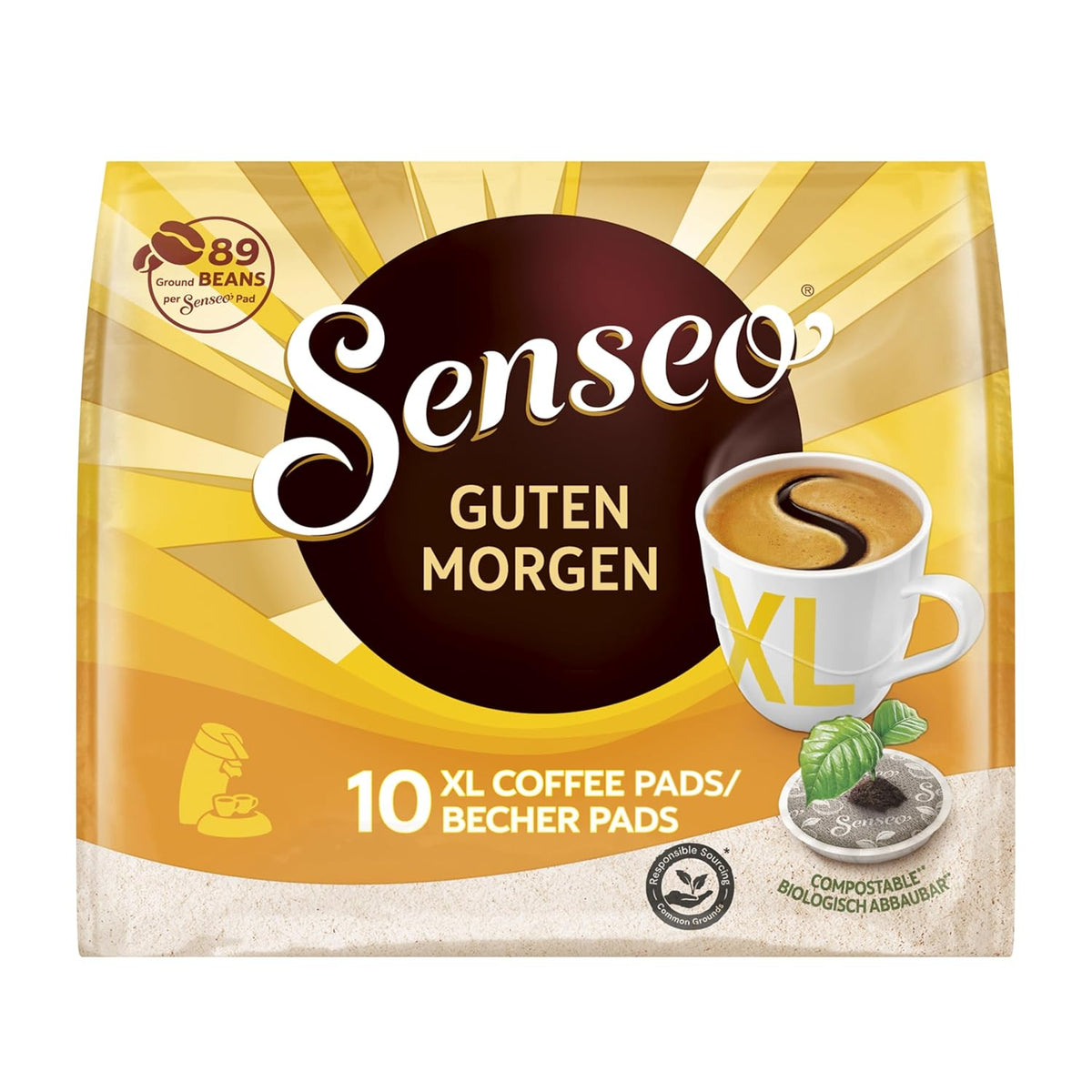Senseo Pads Probierbox 5 Sorten, Vielfaltspaket, 5 X 16 Getränke, 80 Kaffeepads