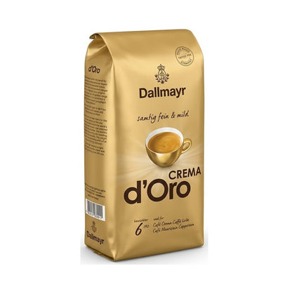 4x Dallmayr Crema d’Oro Kaffeebohnen 1kg – 100% Arabica, 4kg