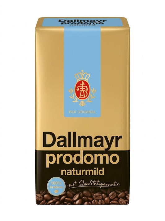 Dallmayr Prodomo Naturmild Filterkaffee Gemahlen 100% Arabica 500g
