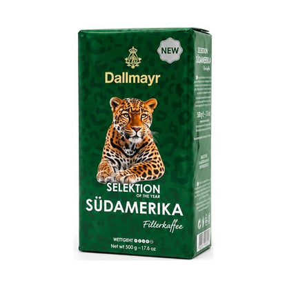 4x Dallmayr Selektion Südamerika Gemahlener Kaffee 4x 500g