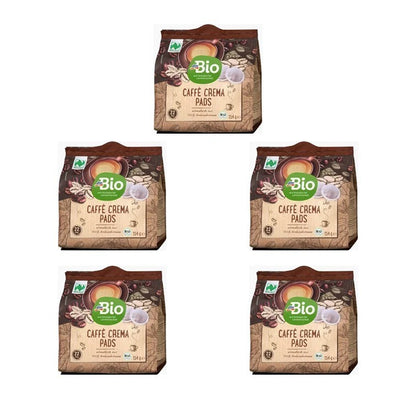 5X 22 Kaffee Pads DM Bio Caffè Crema Pads Aromatisch Aus 100% Arabicabohnen 154G