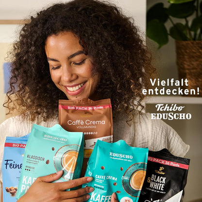 Tchibo Kaffeepads Vorratspack Maxipack, Caffè Crema Vollmundig, 200 Stück