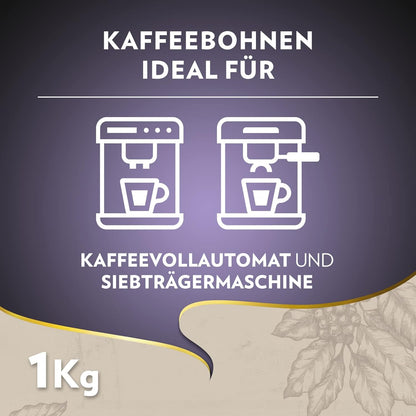 Lavazza, Espresso Barista Intenso, Ganze Arabica Und Robusta Kaffeebohnen, Mit Kakao- Und Holzaromen, Für Einen Intensiven Kaffee, Intensität 9/10, Mittlere Röstung, 1 Kg Packung