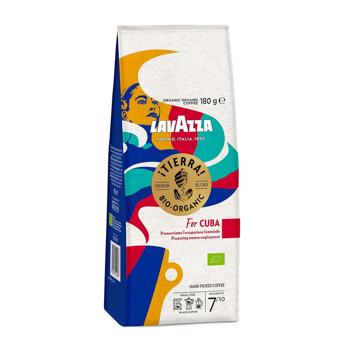 Lavazza Tierra for Cuba Bio Kaffee 180g – Schokolade & Trockenfrüchte, Intensität 7/10