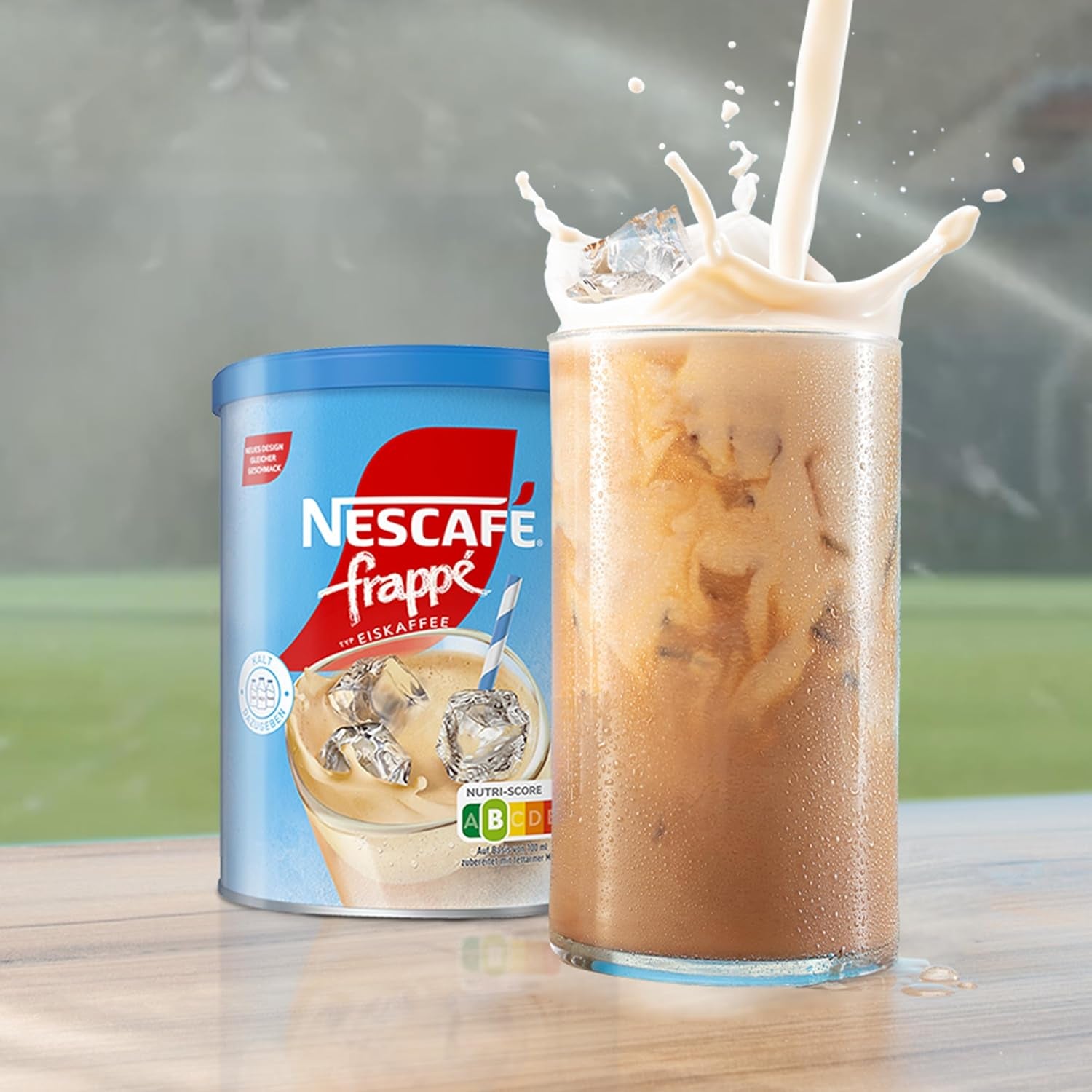 NESCAFÉ Frappé Typ Iced-Coffee, Frappé-Kaffeepulver Mit Instant-Kaffee, Koffeinhaltig, 1Er Pack (1 X 275G)