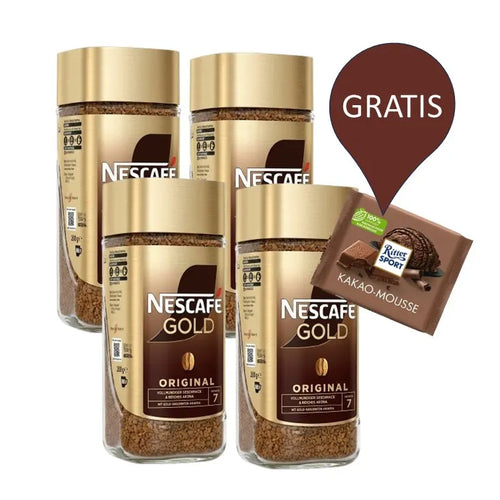 NESCAFE Gold Original Löslicher Kaffee 4X 200G Instantkaffee