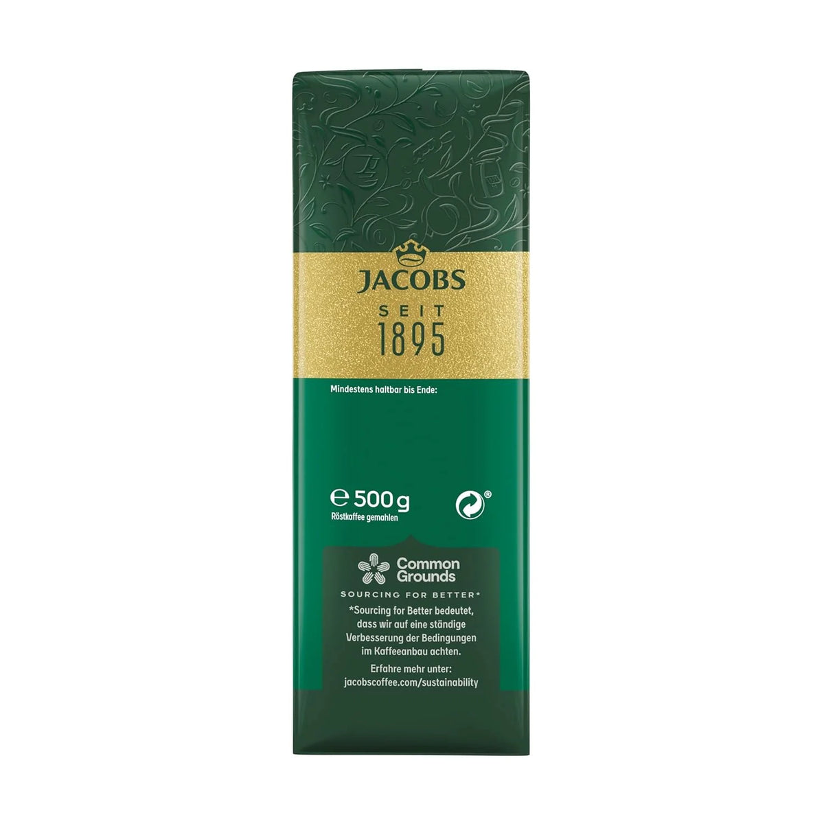 Jacobs Krönung Gemahlen 12X500G – 100% Arabica-Kaffee