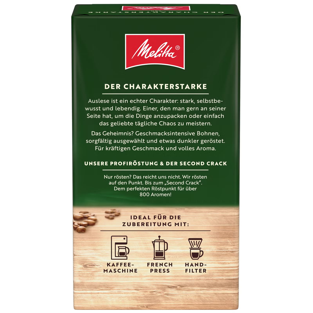 Melitta Auslese Filter-Kaffee 12 X 500G, Gemahlen, Pulver Für Filterkaffe