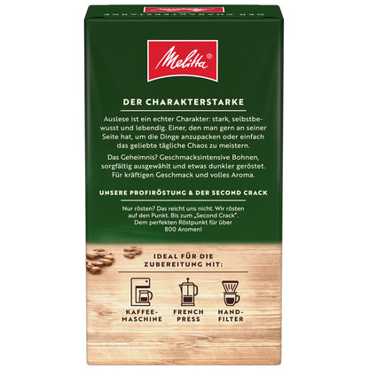 Melitta Auslese Filter-Kaffee 12 X 500G, Gemahlen, Pulver Für Filterkaffe