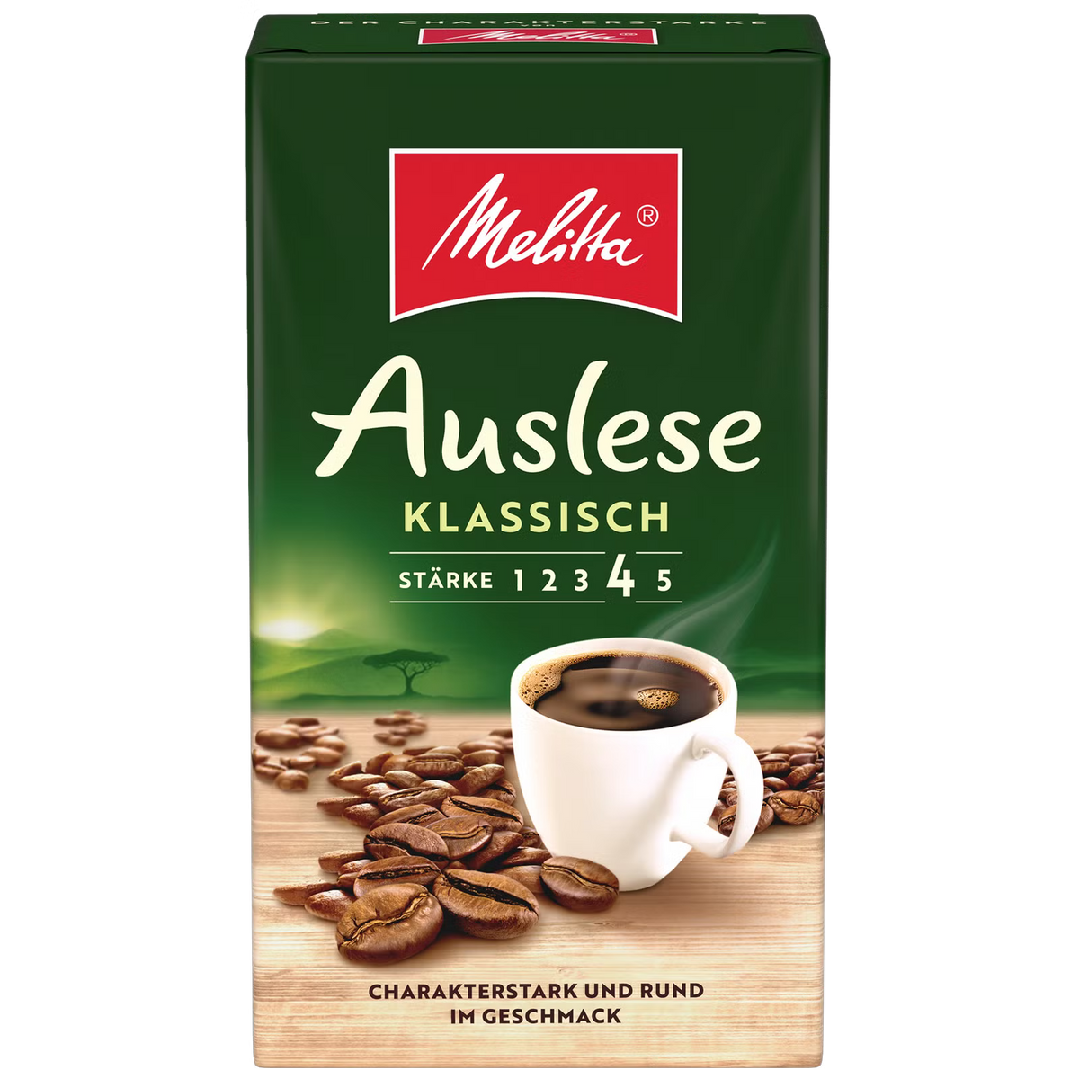 Melitta Auslese Filter-Kaffee 12 X 500G, Gemahlen, Pulver Für Filterkaffe