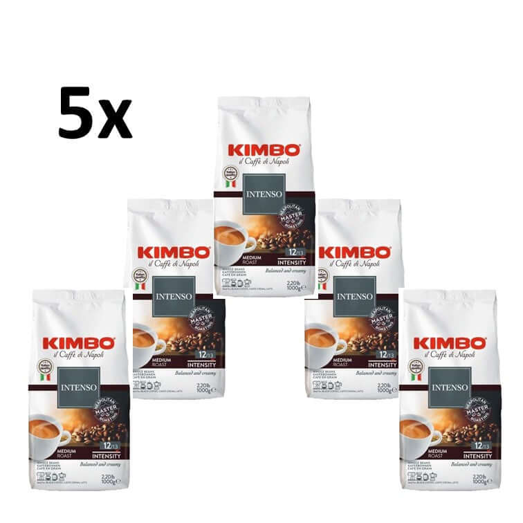 Kimbo Intenso Espresso Kaffee – 5 × 1 kg | Mondo Barista | Für Siebträger & Barista