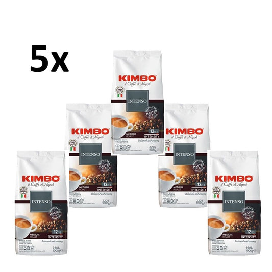 Kimbo Intenso Espresso Kaffee – 5 × 1 kg | Mondo Barista | Für Siebträger & Barista