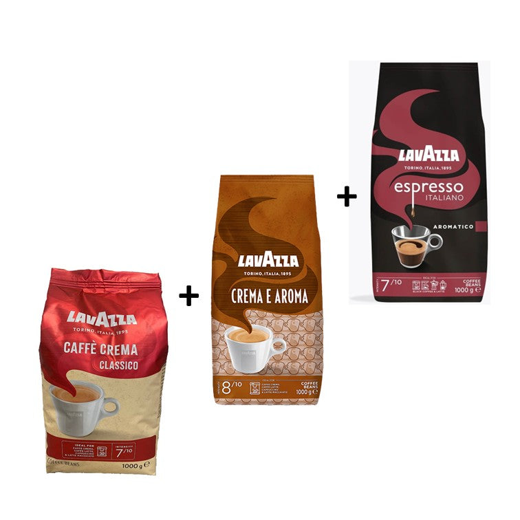 Lavazza Espresso Italiano Atomatikco + Cream + Caffee Crema 3 x 1Kg