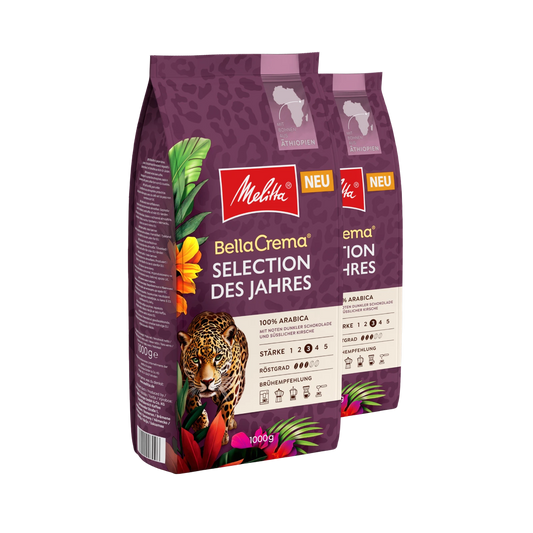 Melitta Bellacrema Selection Des Jahres Kaffeebohnen, Für Vollautomaten, Im Set