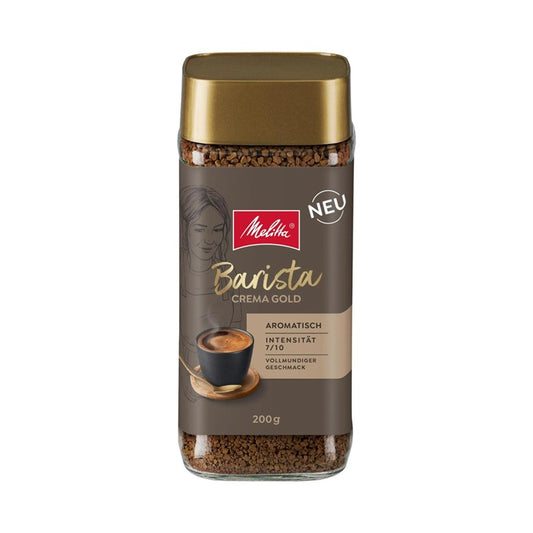 Melitta 200G Barista Instant KaffeeCrema Gold, Löslicher Kaffee