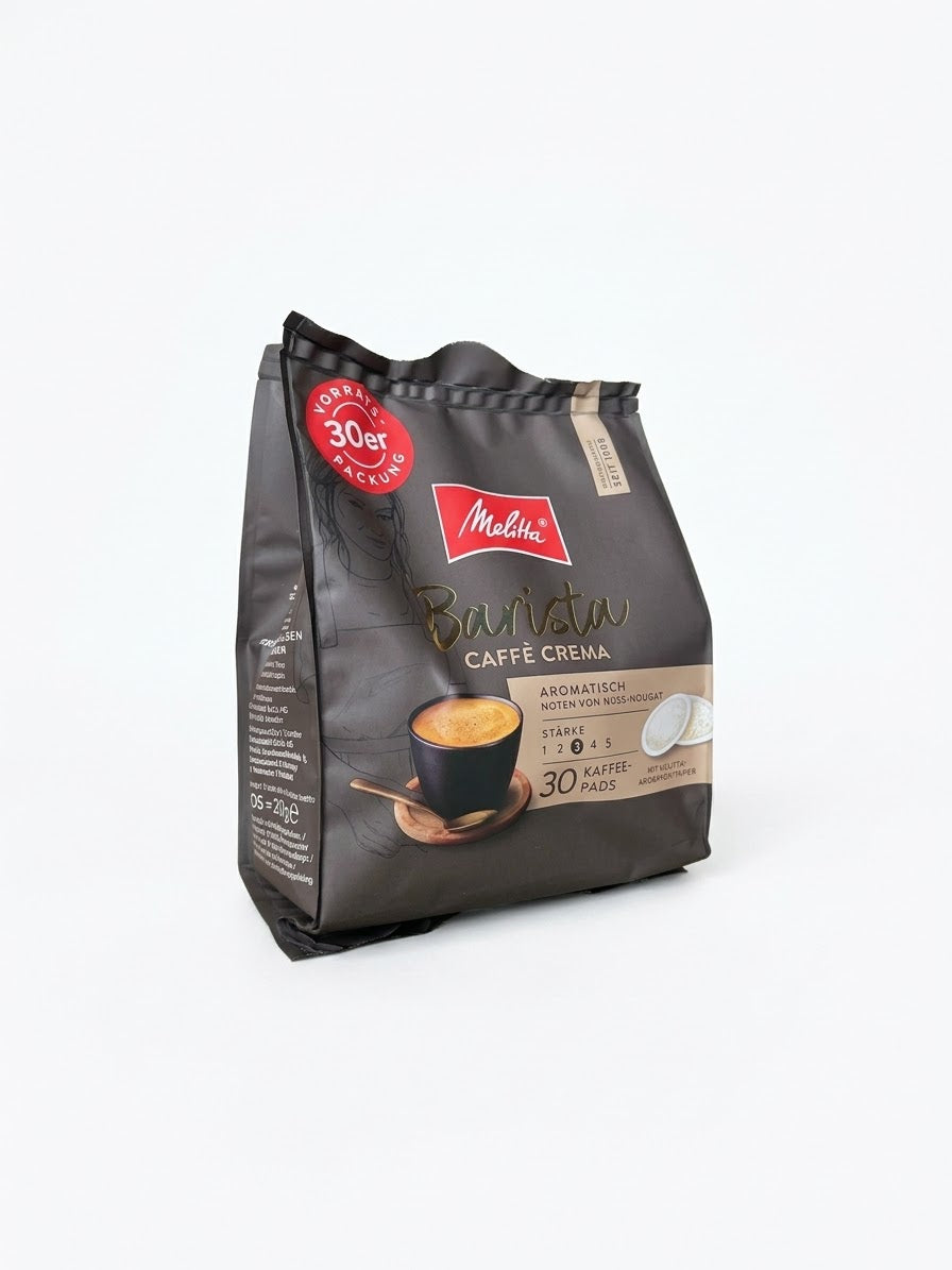 Melitta Barista Caffè Crema Kaffeepads Kaffee Pads Aroma Crema, 30 Pads