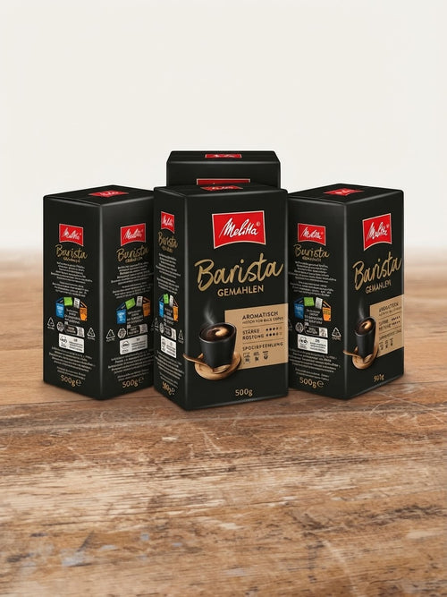 Melitta Barista Röstkaffee Gemahlen 4 x 500g Vollmundiger Kaffee Nuss Nougat