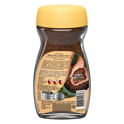 Nescafé Classic Instant Coffee 200g – Kräftiger Geschmack & Schnelle Zubereitung