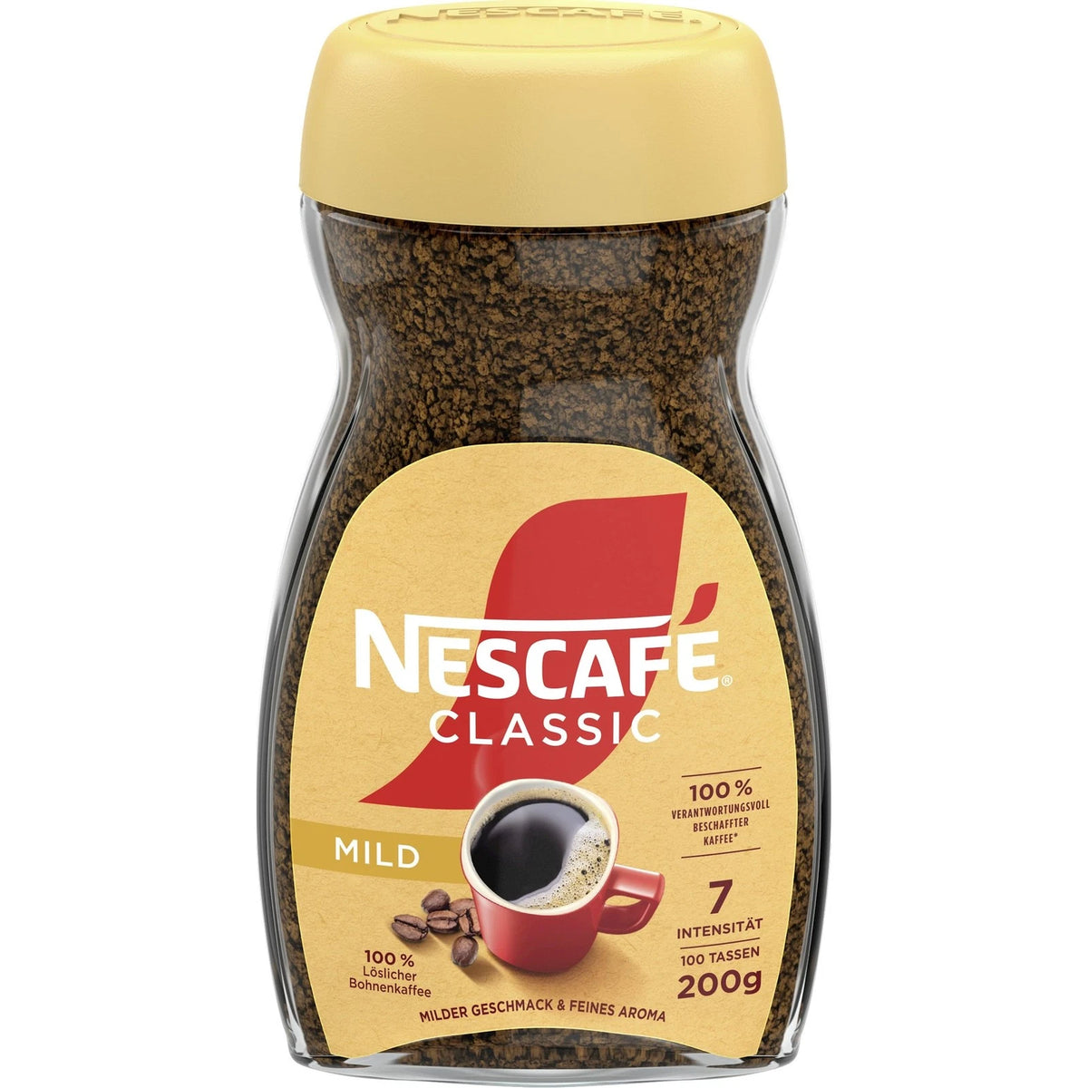 Nescafé Classic Instant Coffee 200g – Kräftiger Geschmack & Schnelle Zubereitung