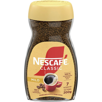 Nescafé Classic Instant Coffee 200g – Kräftiger Geschmack & Schnelle Zubereitung