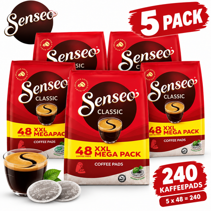 5x 16 pads Senseo Mix Box 80 Kaffeepads 5 Sorten   – Classic bis Entkoffeiniert