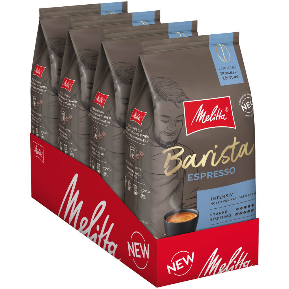 Melitta Barista Classic Espresso, Kaffeebohnen, Für Kaffee-Vollaut