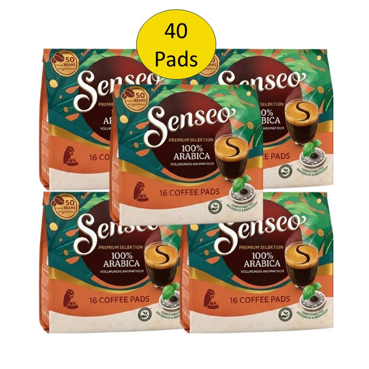 SENSEO Premium Selektion 5 x 16 Kaffeepads 80 Pads 100% Arabica